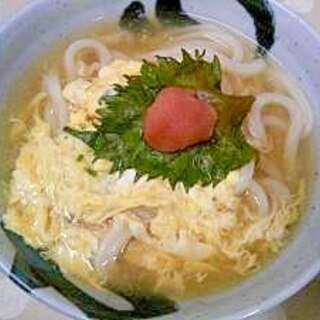 あんかけ明太卵とじうどん